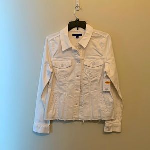 Kohl’s Medium White Jean Jacket